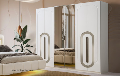 Dora 6 Kapılı Mdf Gardırop