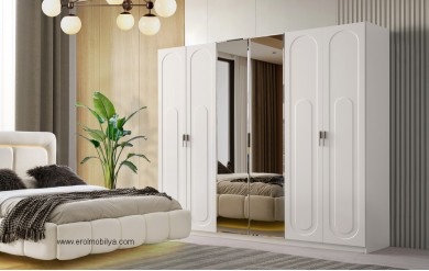 Esinti 6 Kapılı Mdf Gardırop