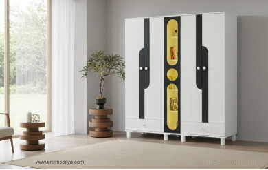 Sedir 5 Kapaklı Dolap