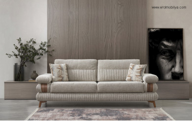 Bologna Sandıklı Üçlü Koltuk